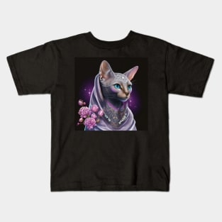 Sweet Abyssinian Cat Kids T-Shirt